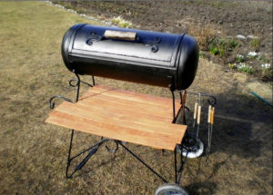 Шашлычница из газового баллона своими руками