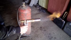 Газовая горелка из паяльной лампы своими руками