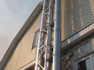 Мачта для дымохода своими руками