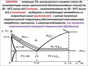 При закалке для охлаждения легированной стали используют