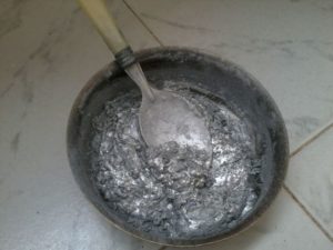 Чем развести сухую серебрянку для покраски металла