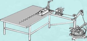 Станок для плетения сетки рабицы своими руками