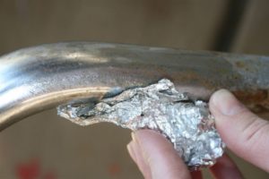 Как удалить хром с металла