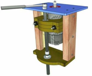 Лифт для фрезера своими руками