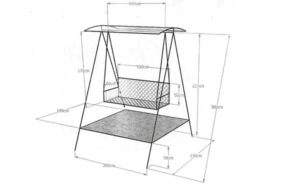 Качели своими руками из профильной трубы