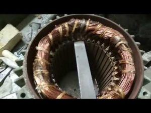 Как разобрать статор электродвигателя на медь