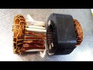 Как разобрать статор электродвигателя на медь