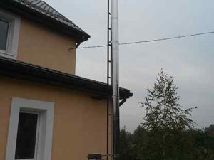 Мачта для дымохода своими руками