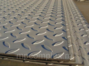 Металлический лист чечевица