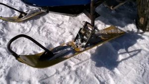 Как сделать лыжи для снегохода своими руками