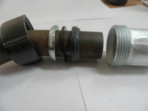 Безсварочное соединение металлических труб