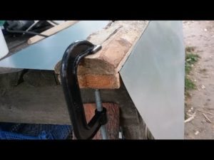 Как ровно согнуть лист металла