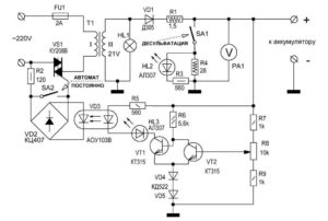 Простое ЗУ для автомобильных аккумуляторов своими руками