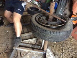 Шиномонтаж в домашних условиях своими руками