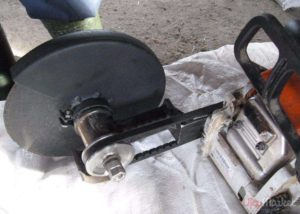 Как сделать из бензопилы болгарку своими руками