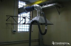 Вытяжка для сварочного поста своими руками