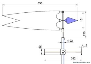 Как сделать флюгер своими руками из металла
