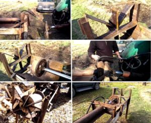 Как сделать дровокол гидравлический своими руками