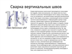 Как сварить вертикальный шов электросваркой