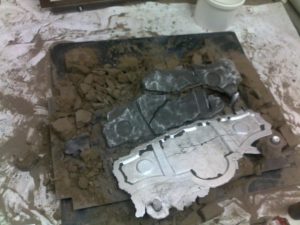 Литье алюминия в песок