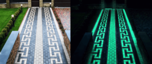 Светящаяся тротуарная плитка производство