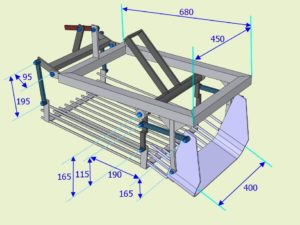 Картофелекопатель для мотоблока своими руками