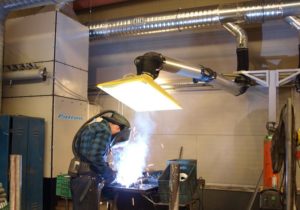 Вытяжка для сварочного поста своими руками