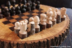 Как сделать шахматы своими руками из дерева