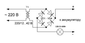 Простое ЗУ для автомобильных аккумуляторов своими руками