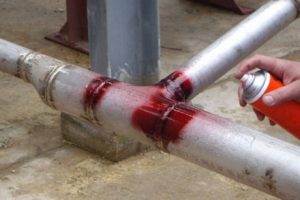 Капиллярная дефектоскопия сварных швов