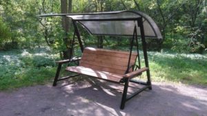 Качели своими руками из профильной трубы