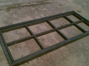 Как сварить дверь из профильной трубы