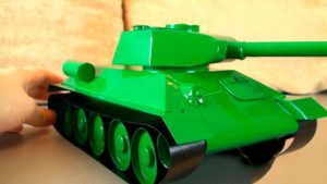 Как сделать модель танка своими руками