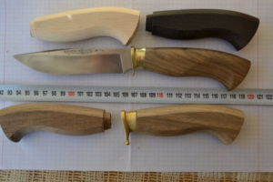 Самодельные ручки для ножей из дерева