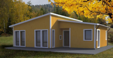 Дом из металлических сэндвич панелей