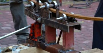 Станок для изгиба профильных труб своими руками