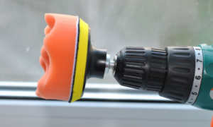 Насадка для полировки фар на дрель