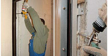 Как установить входную металлическую дверь своими руками