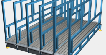 Хранение листового металла вертикально