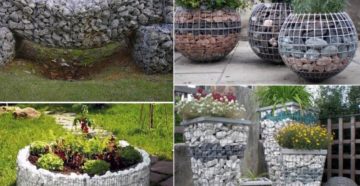 Габионы в ландшафтном дизайне своими руками