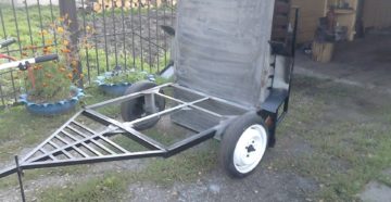 Как сделать телегу к мотоблоку своими руками