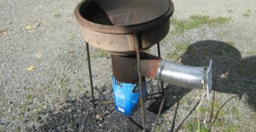 Как сделать кузнечный горн своими руками