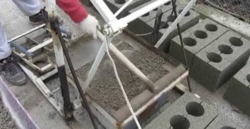 Изготовление строительных блоков своими руками