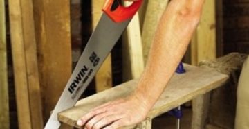 Как правильно пилить ножовкой по дереву