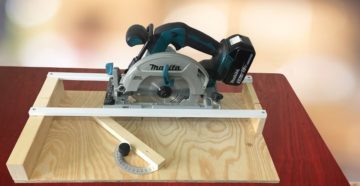 Приспособления для ручной дисковой пилы своими руками