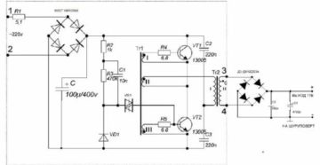 Сетевой блок питания для шуруповерта своими руками