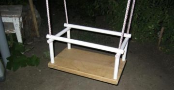 Качели из полипропиленовых труб своими руками Качели из полипропиленовых труб своими руками