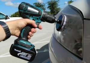 Насадка для полировки фар на дрель