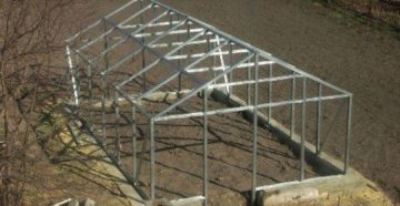 Сварить теплицу из профильной трубы своими руками