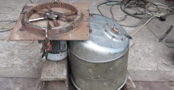 Крупорушка своими руками из стиральной машины